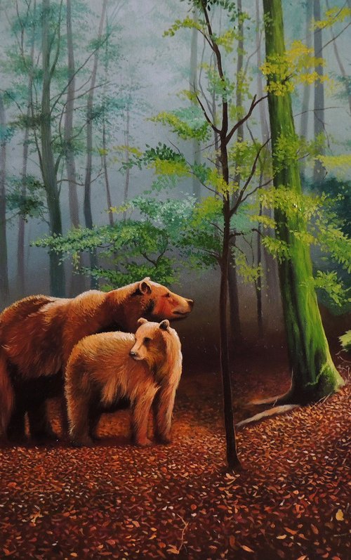 Family of bears by Kakajan Charyyev