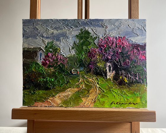 Lilac Growing in the Village