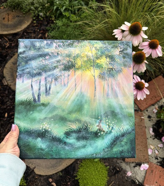 The bunny who loved sunbeams