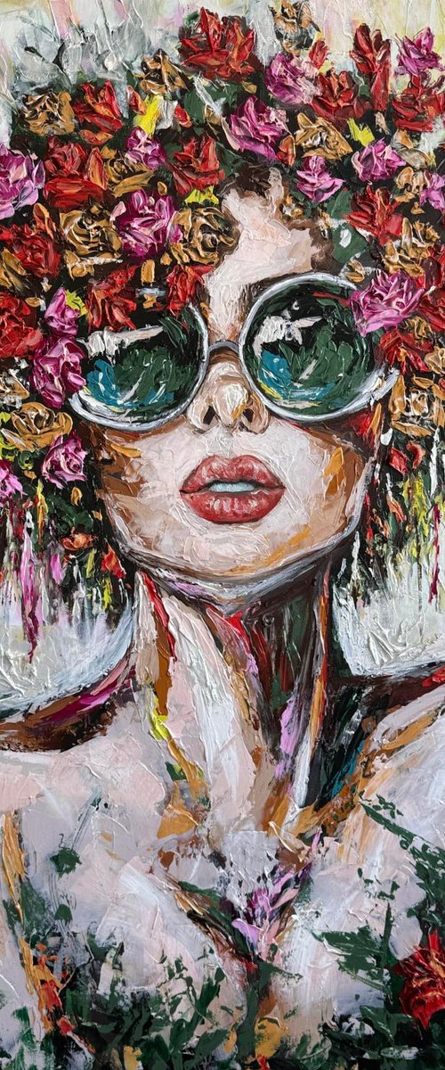 Her Floral Majesty Spring by Elena Adele Dmitrenko