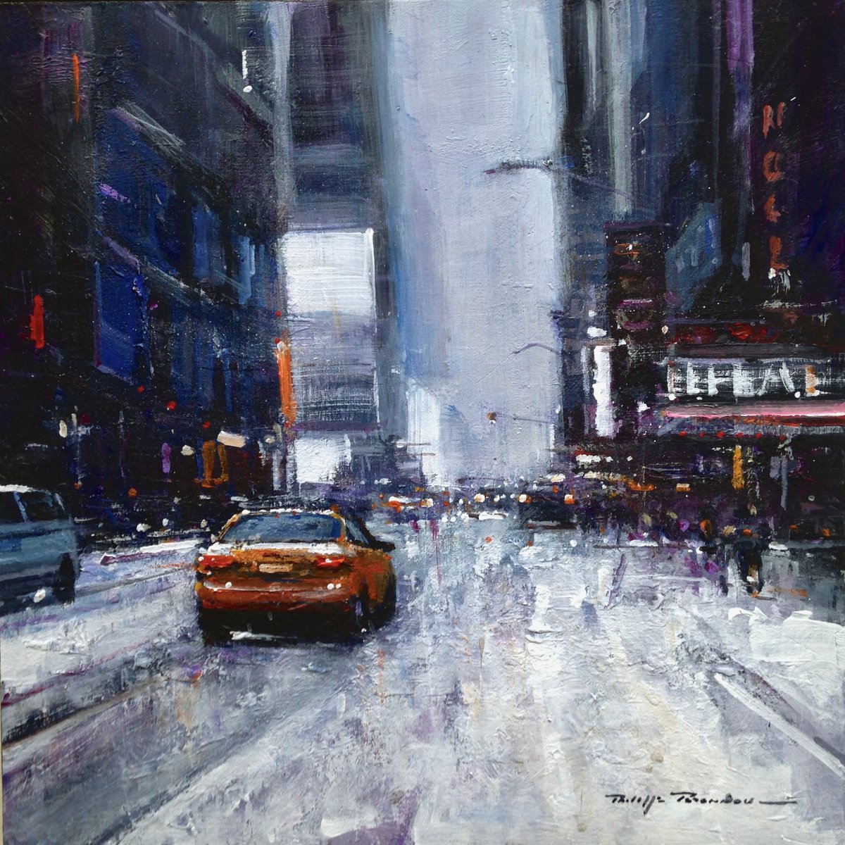 New York N° 273 By Philippe Perennou, 11 X 11, Artwork For Sale On Artfinder