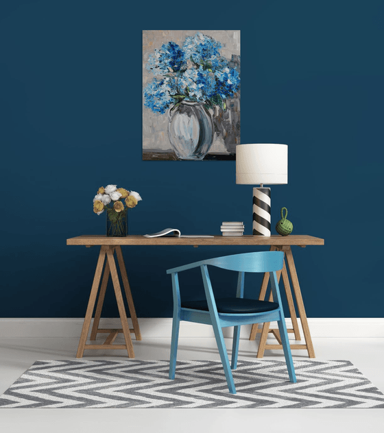 Blue Hydrangeas