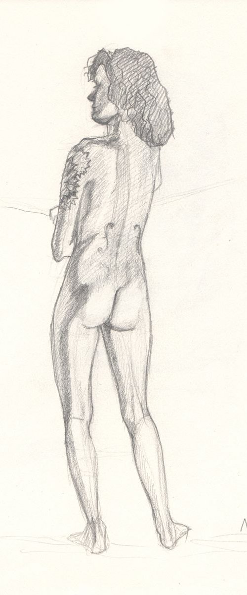 Sketch of Human body. Woman.62 by Mag Verkhovets