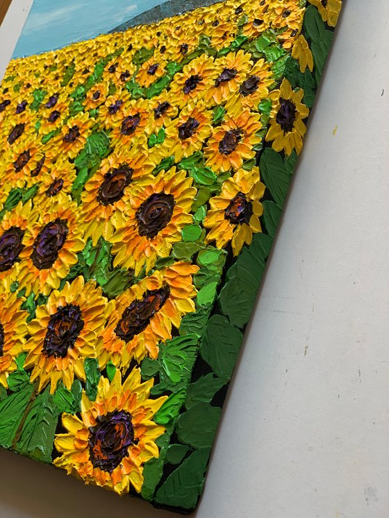 Sunflowers ! Ready to hang