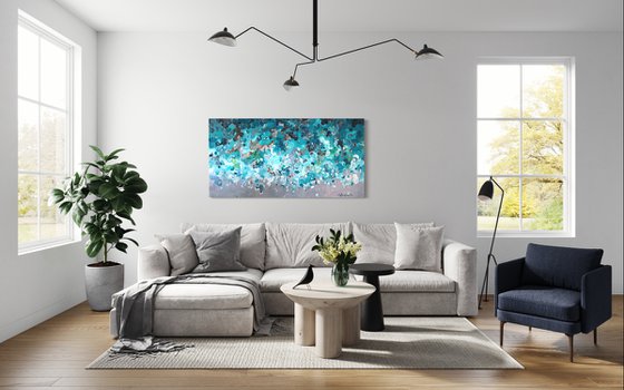 'When reef is alive' - 72x36"