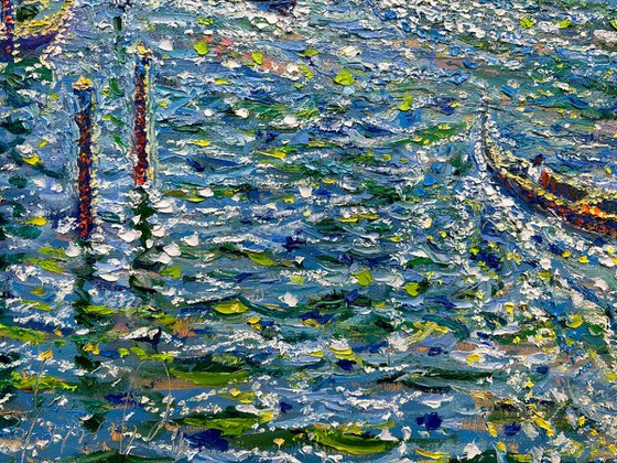 "Sunny Day in Venice"Venice. Italy - 39.3 inch x 35.4 inch