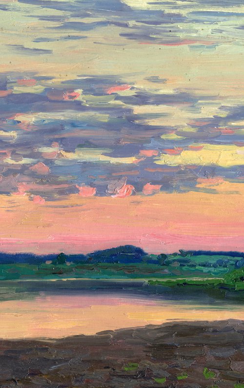 Sunset. Veliky Ustyug by Simon Kozhin