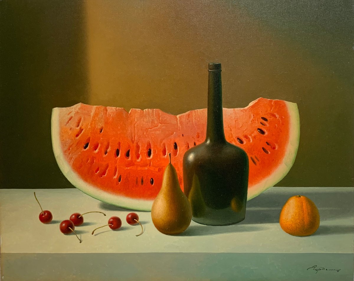 Still Life with Watermelon by Evgeni Gordiets