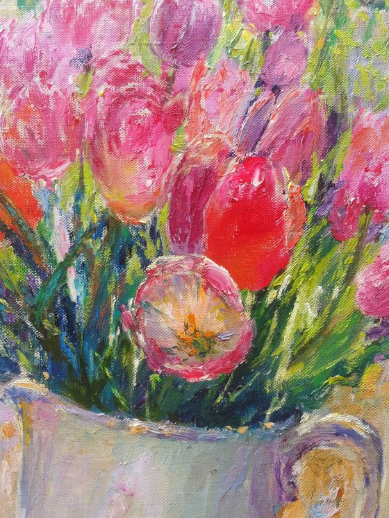 Spring. Tulips.