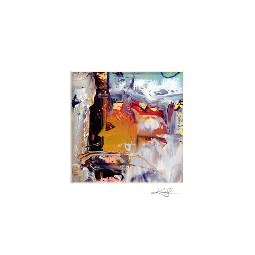 Oil Abstraction 100 - Oil Abstract Painting by Kathy Morton Stanion by Kathy Morton Stanion