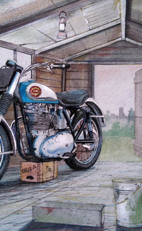 SOLD In a Garden Shed by John Lowerson
