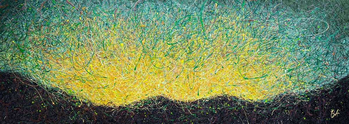  Radiant Path By Bogdana Antoniuk, 83 X 32, Artwork For Sale On Artfinder