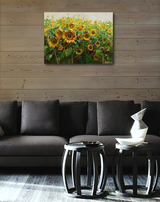 Sunflowers Original Oil painting