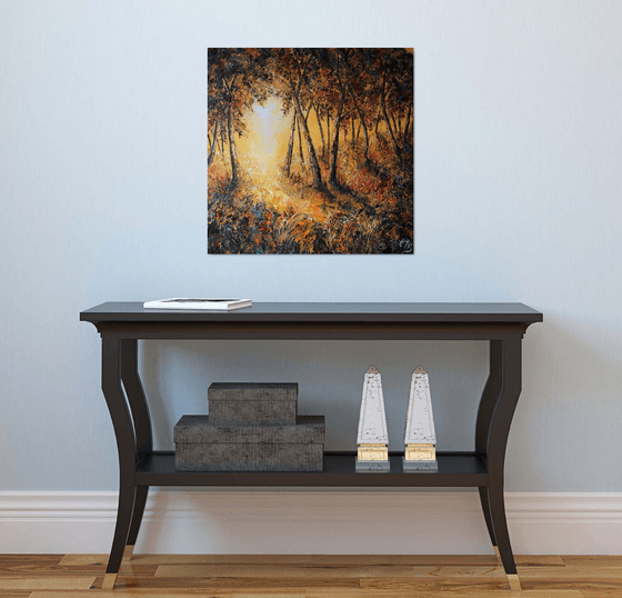 Autumn Fire -landscape painting