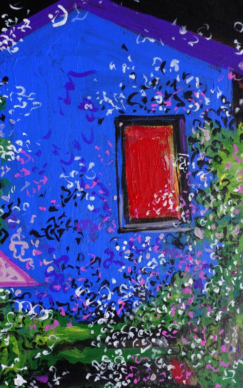 Across the road painting by Aasiri Wickremage
