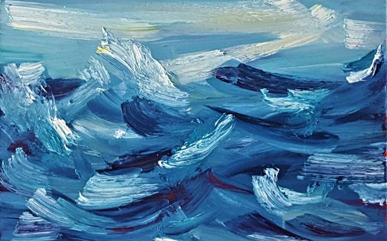 Storm Surge - semi abstract seascape