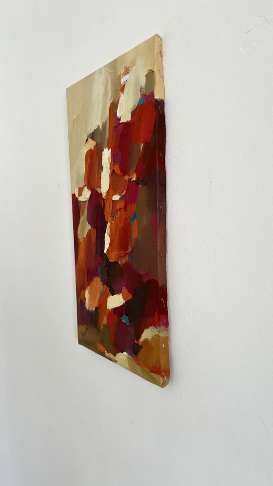 From Bottom to Top/ Oil abstract painting