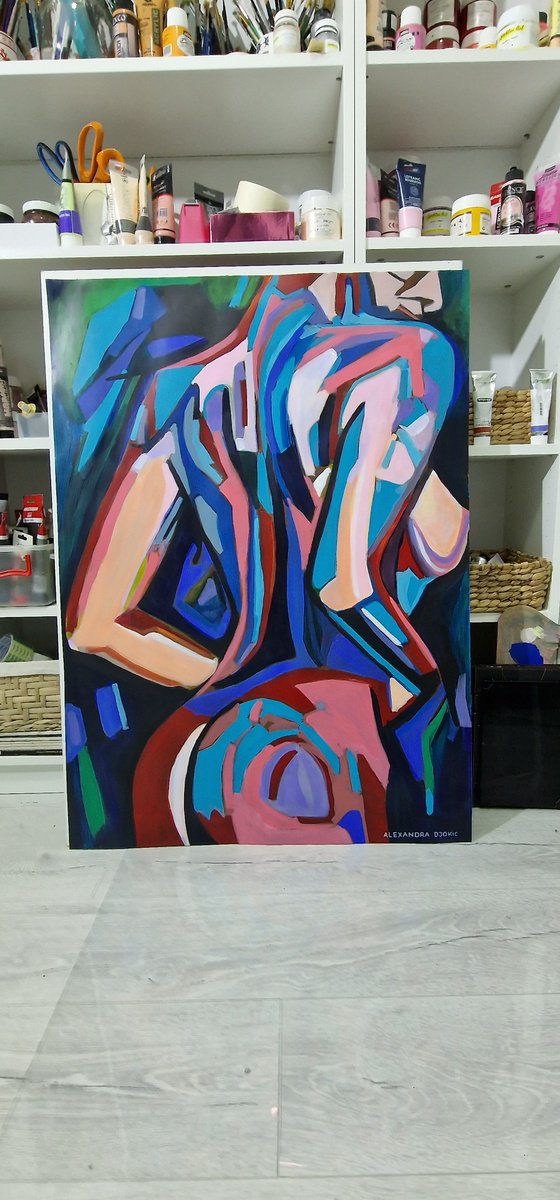 Nude Abstract / 101 x 72 cm