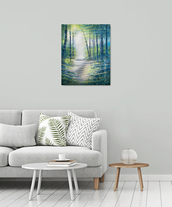 Spring Forest Trees