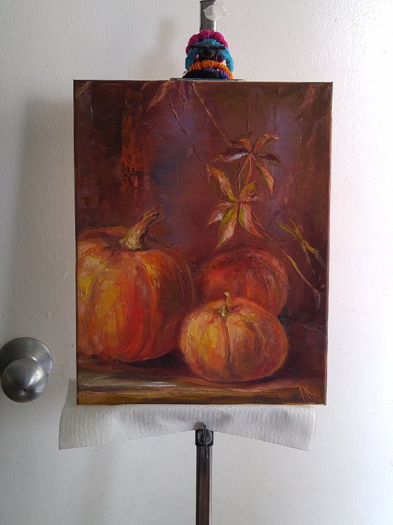 Still life with pumpkin