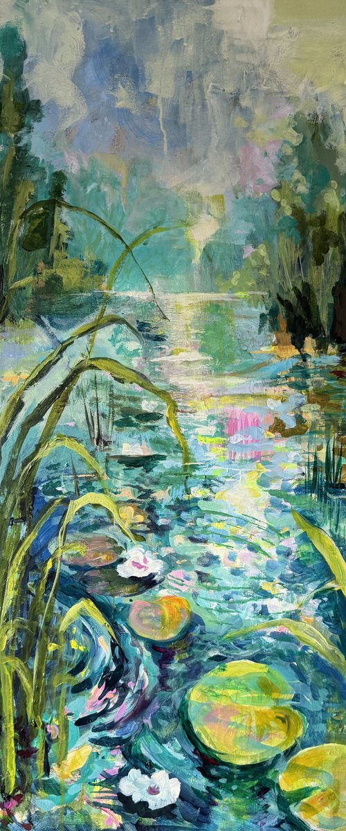 Pond Escape by Ayse McGowan