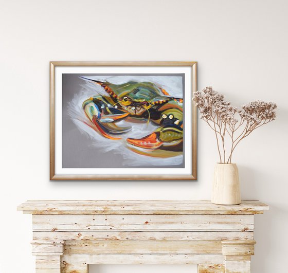 Crab Orange Green