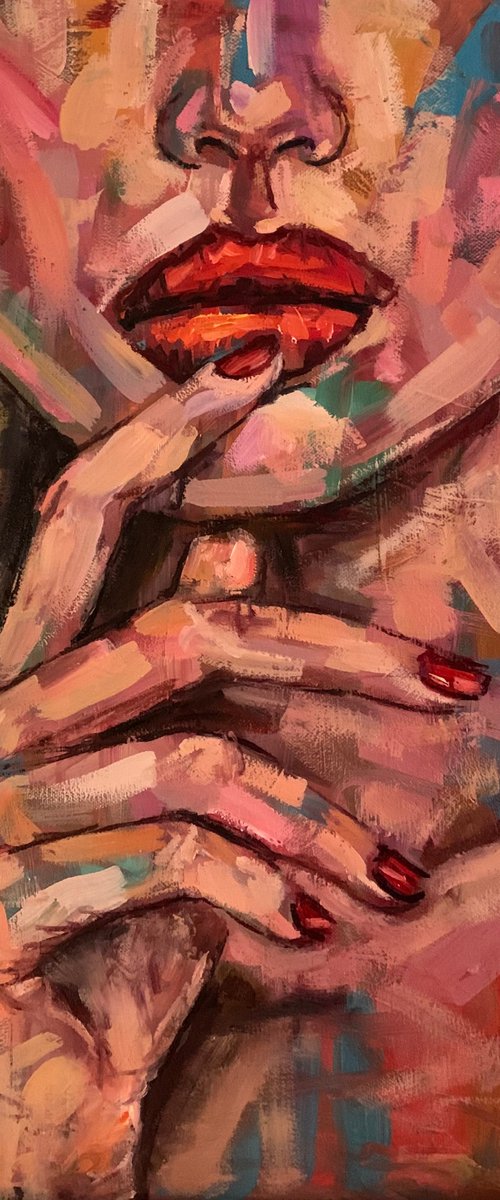 Red nails by Emmanouil Nanouris