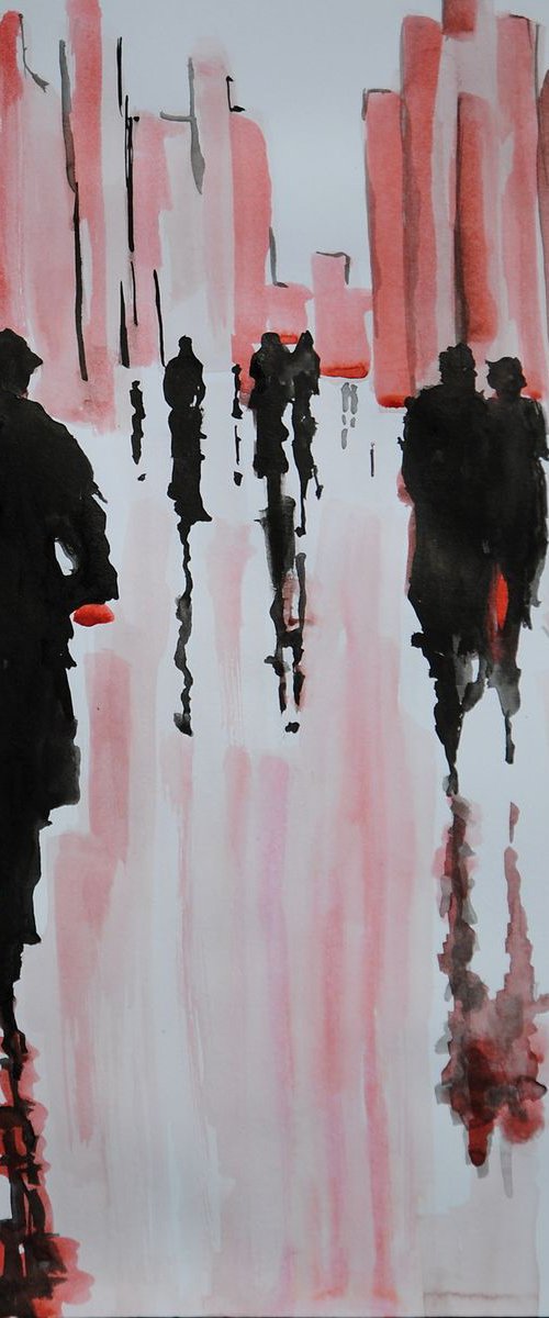 After the rain /  42 x 29.7 cm by Alexandra Djokic