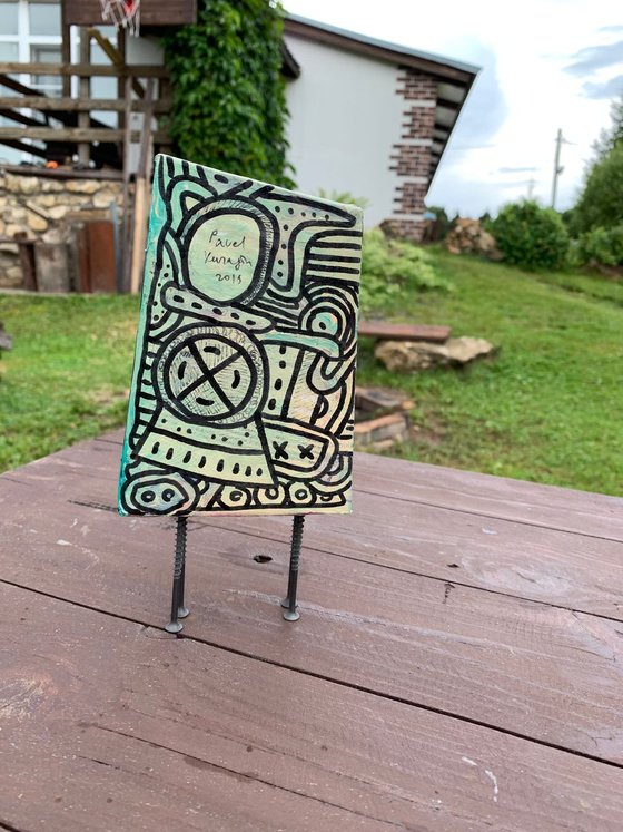 Wood human #20