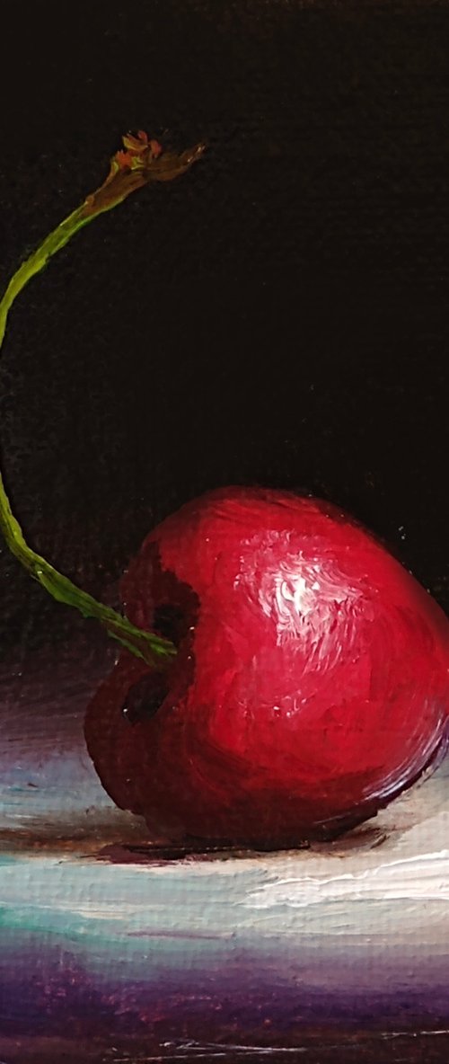 Little Cherry still life by Jane Palmer Art