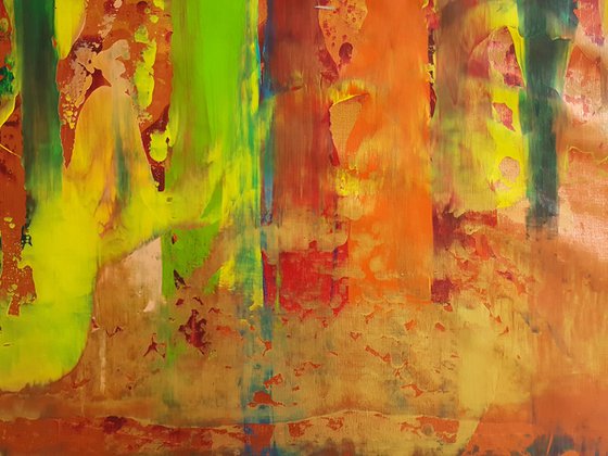 No storm is strong enough to break us  - XXL  abstract painting