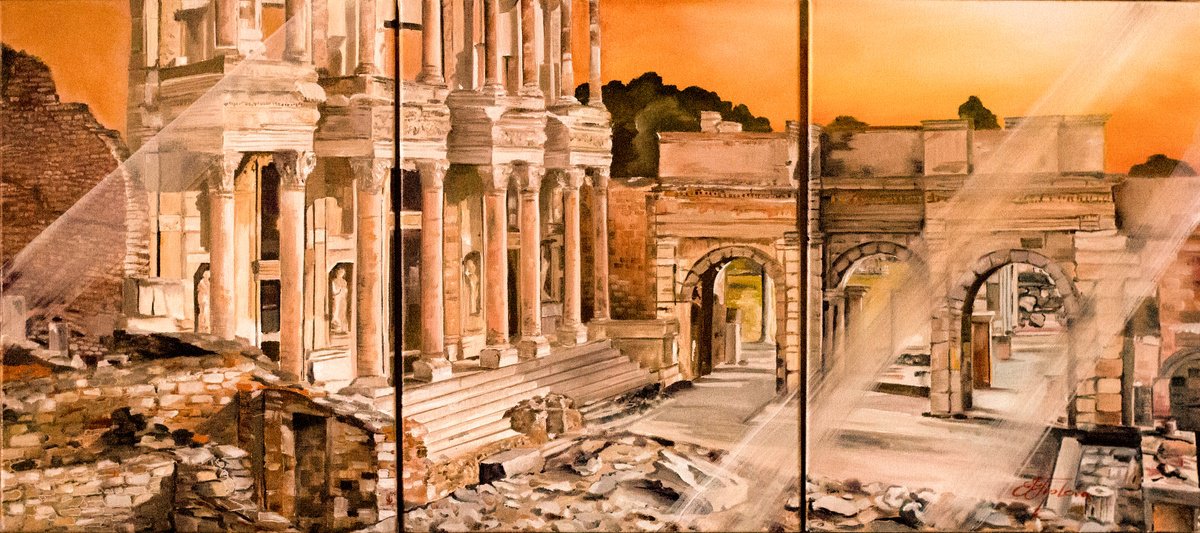 Ancient City Ephesus. Turkey By Tetiana Tiplova, 35 X 16, Artwork For Sale On Artfinder