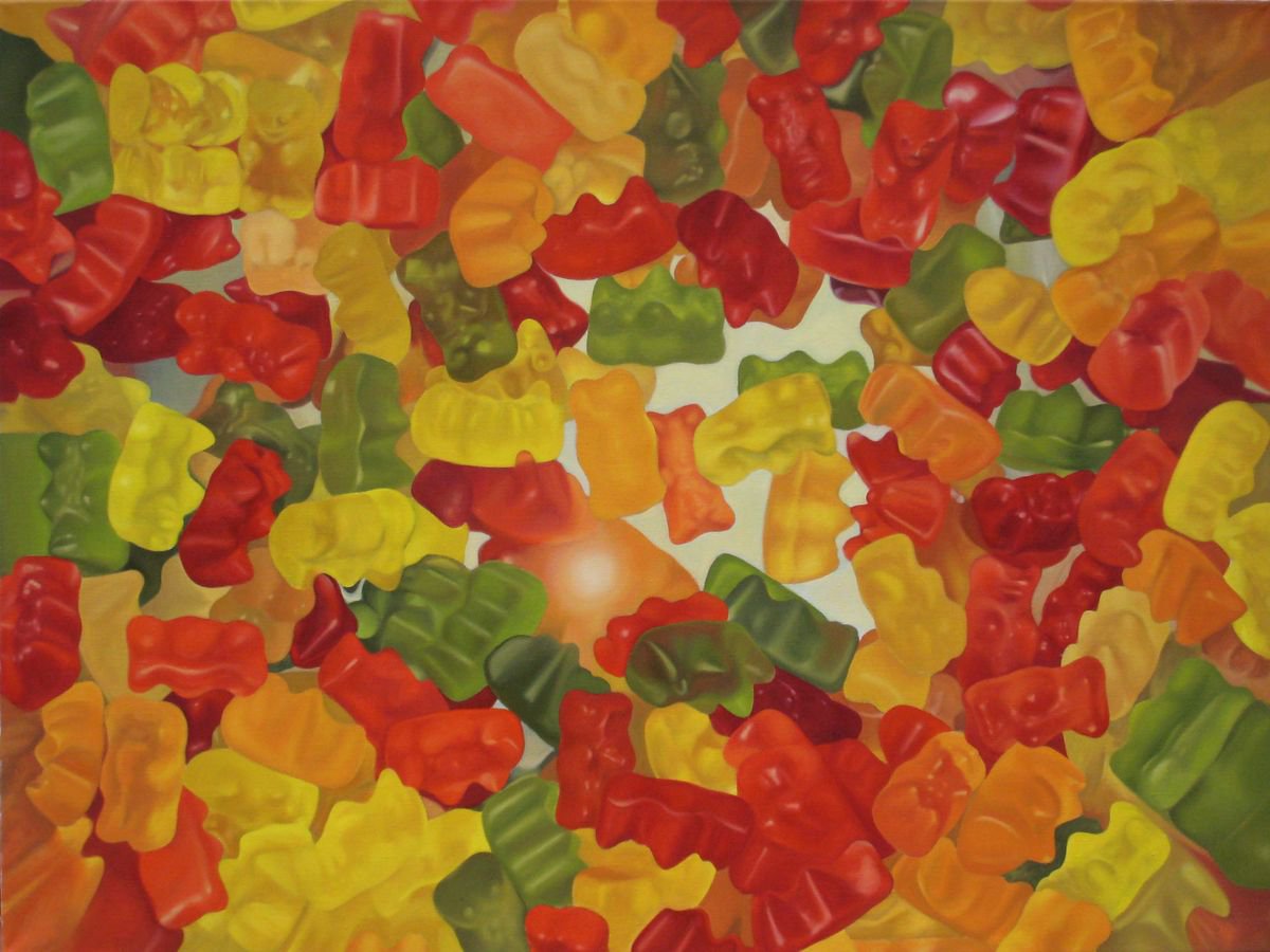 Haribo Bears 2012 Oil painting by Petr Hampl | Artfinder