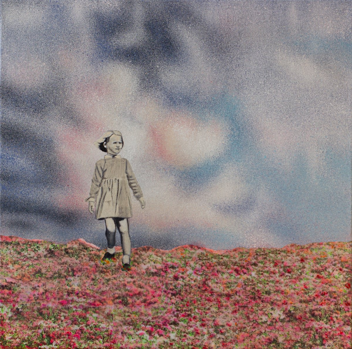 Expressive Landscape Painting By Db Waterman, 20 X 20, It Colors Your Eyes, Original Artwork