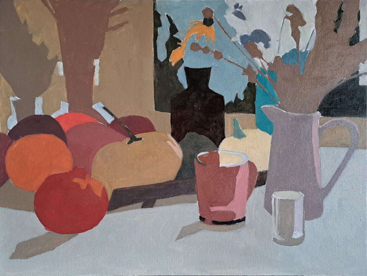 Expressive Oil Painting , Motley Still Life By Liudmyla Chemodanova, 20 X 15, Artwork For Sale On Artfinder