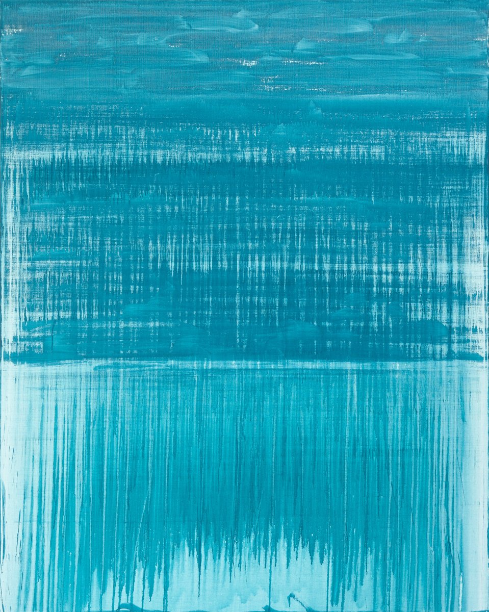 Geometric Abstract Acrylic Painting By Simon Findlay, 63 X 79", We Take Turns Biting One Another, Original Artwork