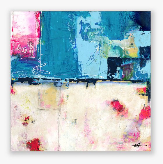 La La Girl - Mixed Media Abstract by Kathy Morton Stanion