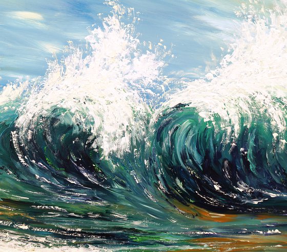 Seascape Breaking Waves XL 2