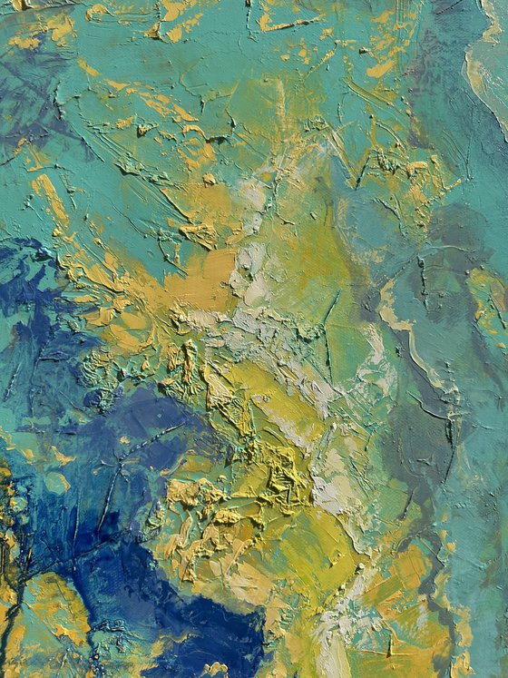 Sunrise after long night 80x80cm