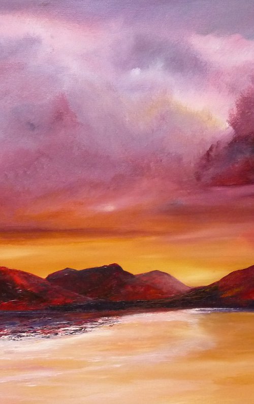Colours of Luskentyre by Margaret Denholm