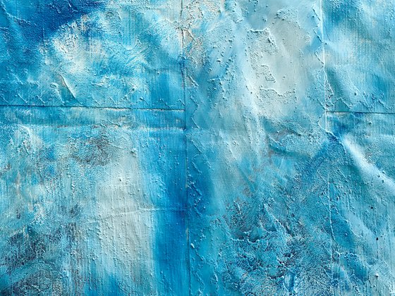 Atlantic crossing XXL No. 3421 Abstract in blue