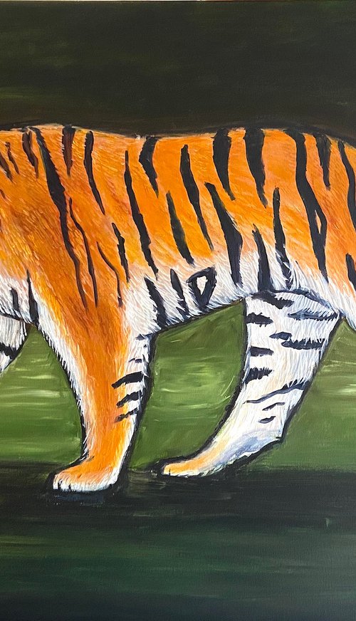 Magnificent Tiger by Aisha Haider