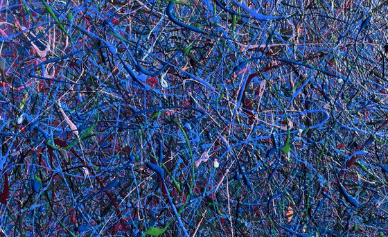 In search of silence- 3 (blue)