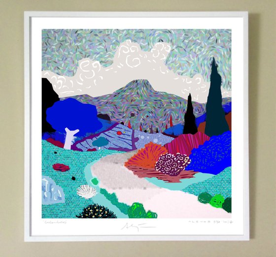 Walking in the fields