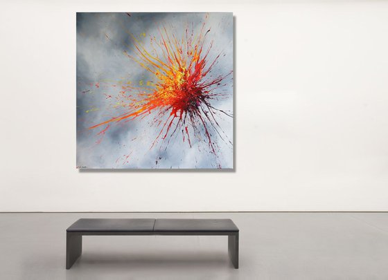 Luminous Bursts III (Spirits Of Skies 196073)  (140 x 140 cm) (56 x 56 inches) XXXL