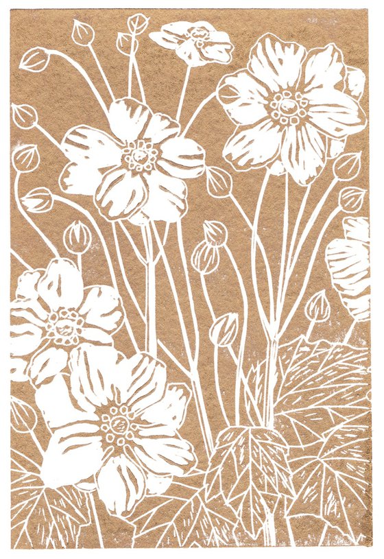 Japanese Anemones - Gold