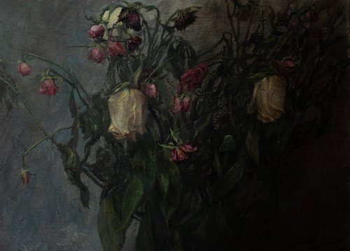 Withered flowers by Mazen Ghurbal
