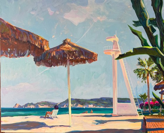 Spring "La siesta"81x100 acr.canv. 2025.