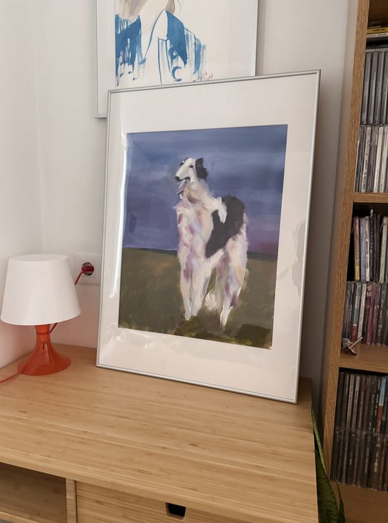 Hermes — Borzoi Portrait