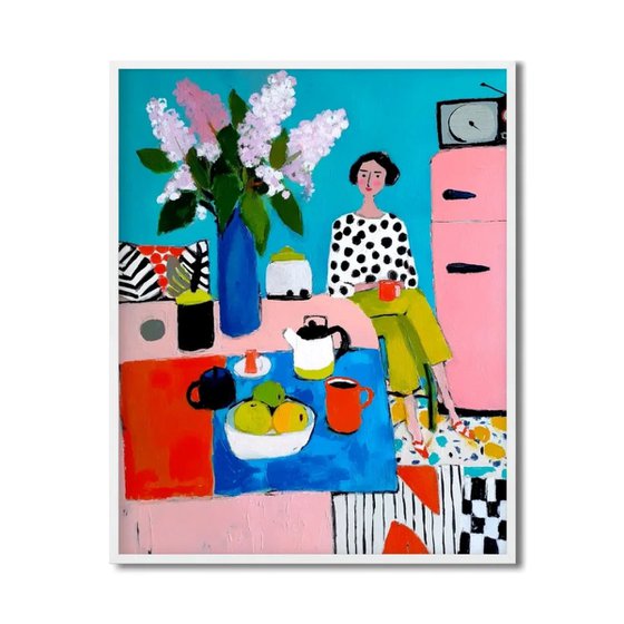 Woman Drinking Tea